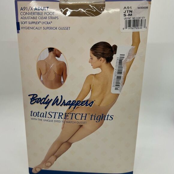 Body Wrappers total stretch tights A91/X ADULT
CONVERTIBLE FOOT s/m - Picture 1 of 2